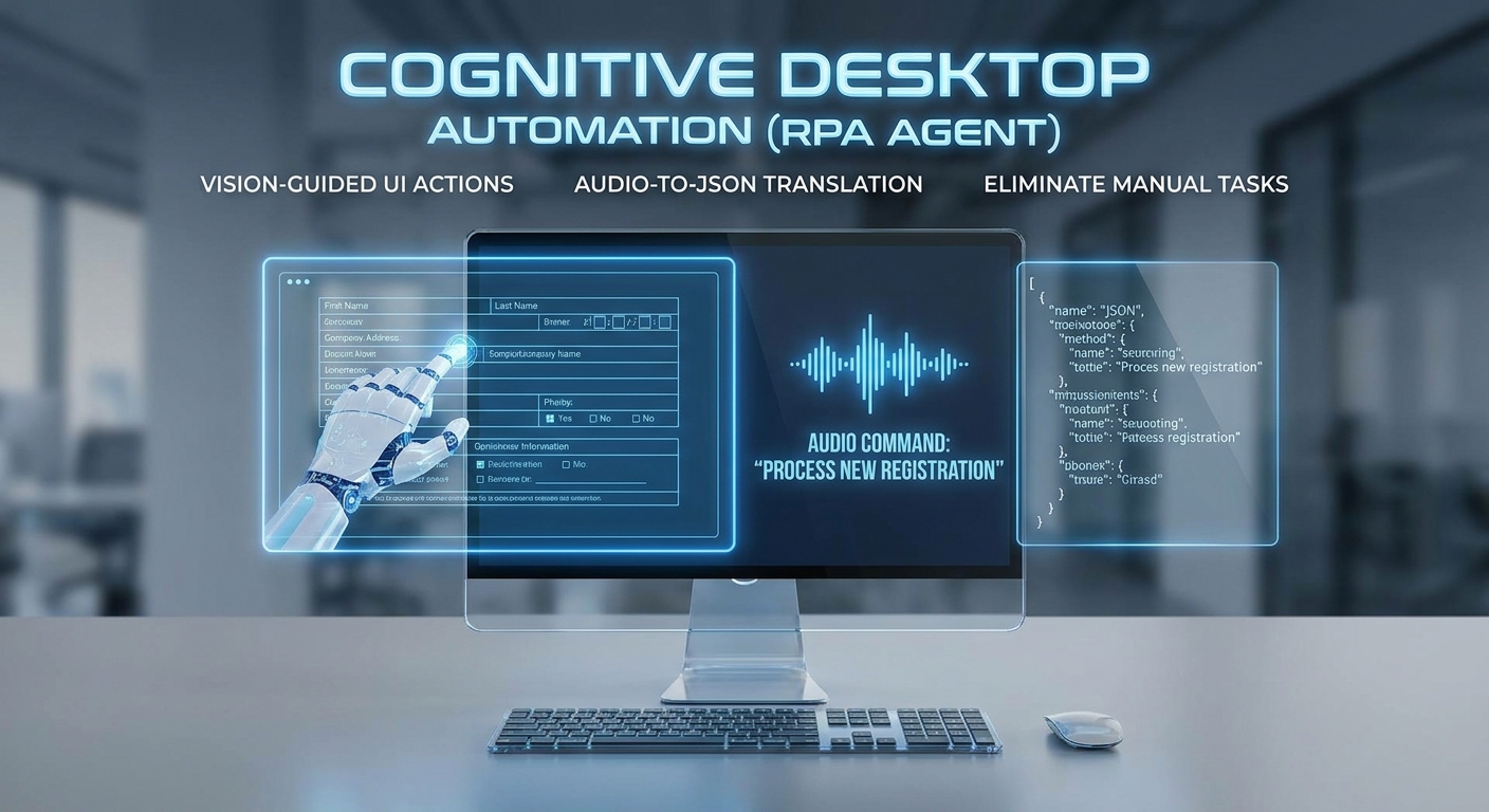 Bilişsel Masaüstü Otomasyonu (RPA Aracısı)